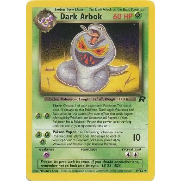 Team Rocket - 19/82 - Dark Arbok (rare)