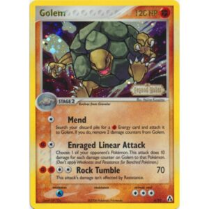 EX Legend Maker - 6/92 - Golem (rare reverse holo)
