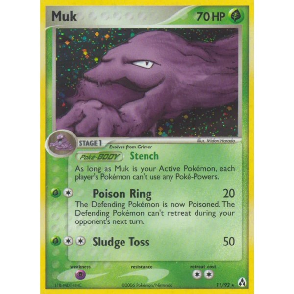 EX Legend Maker - 11/92 - Muk (rare holo)