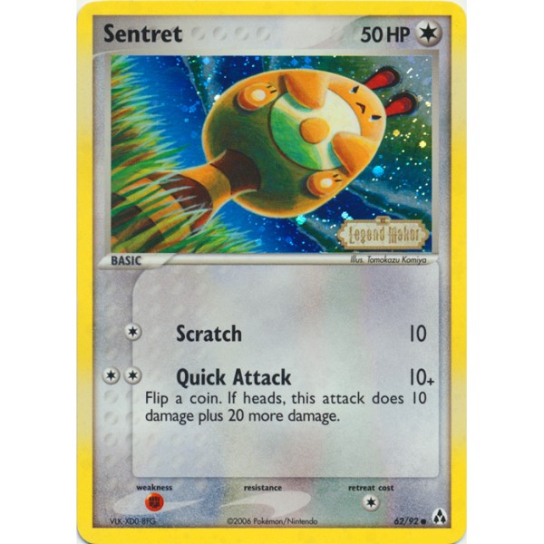 EX Legend Maker - 62/92 - Sentret (reverse holo)