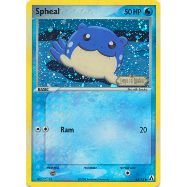 EX Legend Maker - 65/92 - Spheal (reverse holo)