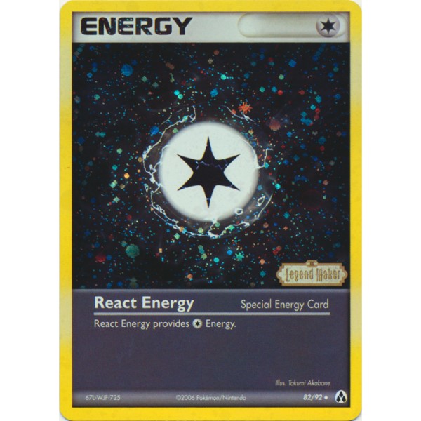 EX Legend Maker - 82/92 - React Energy (reverse holo)