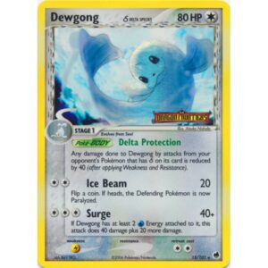 EX Dragon Frontiers - 15/101 - Dewgong Delta Species (rare reverse holo)