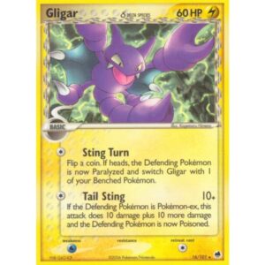 EX Dragon Frontiers - 16/101 - Gligar Delta Species (rare)