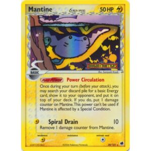 EX Dragon Frontiers - 20/101 - Mantine Delta Species (rare reverse holo)