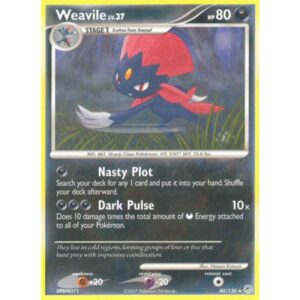 Diamond Pearl Base - 40/130 - Weavile (rare)