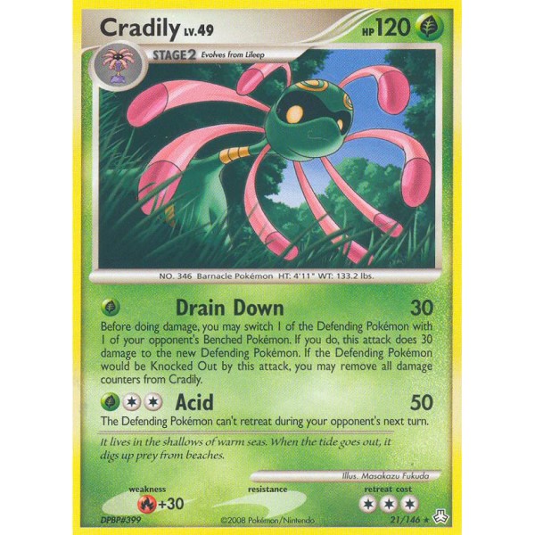 Legends Awakened - 21/146 - Cradily (rare)