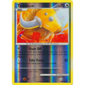 Platinum Base - 98/127 - Tauros (reverse holo)