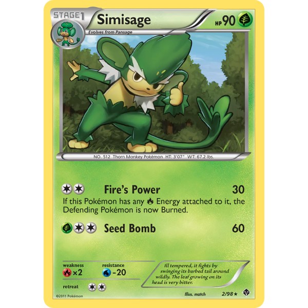 Emerging Powers - 2/98 - Simisage (rare)