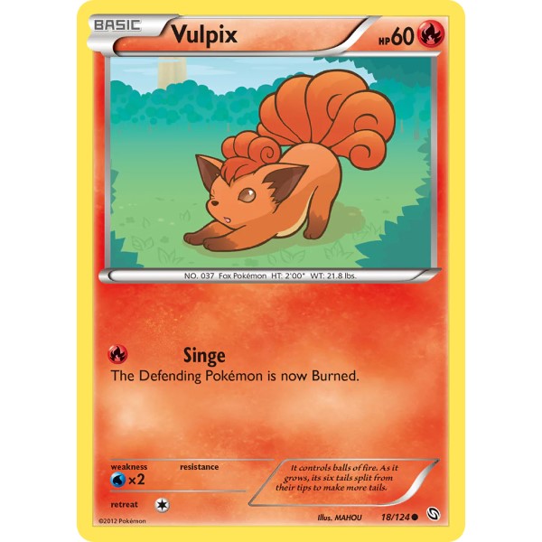 Dragons Exalted - 18/124 - Vulpix