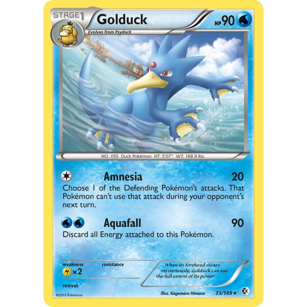 Bounderies Crossed - 35/149 - Golduck (rare)