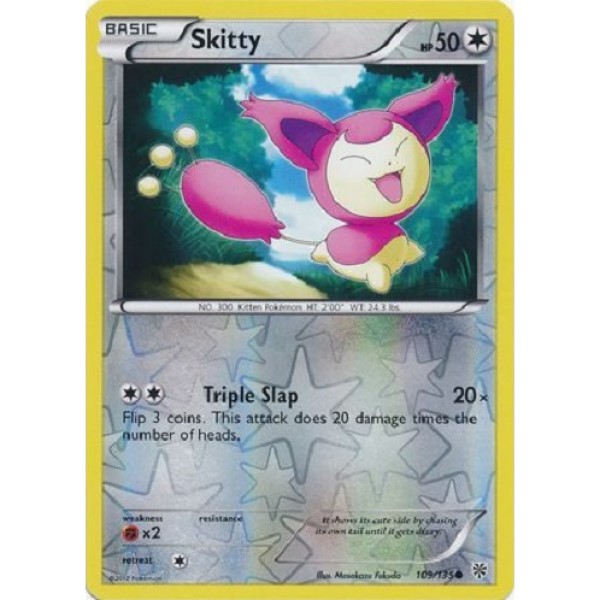 Plasma Storm - 109/135 - Skitty (reverse holo)