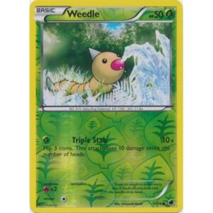 Plasma Freeze - 1/116 - Weedle (reverse holo)