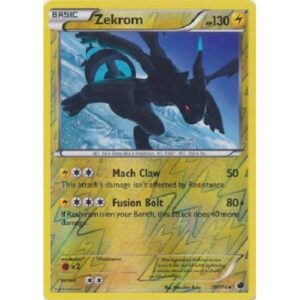 Plasma Freeze - 39/116 - Zekrom (rare reverse holo)
