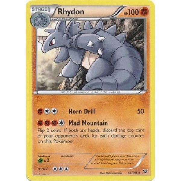 XY Base - 61/146 - Rhydon (rare)