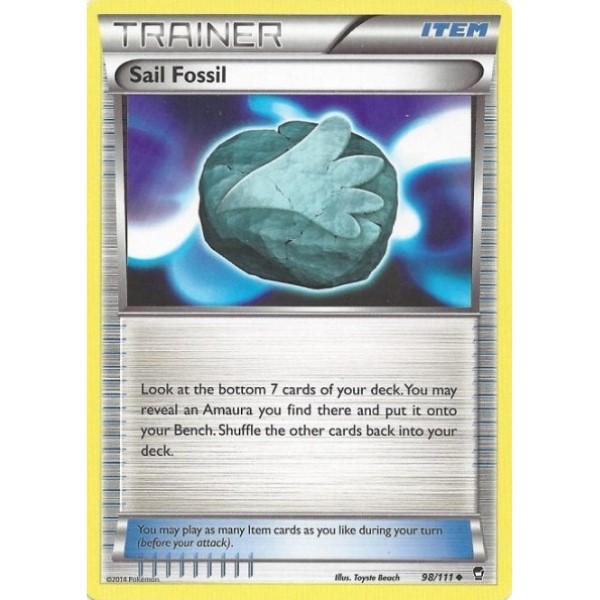 Furious Fists - 98/111 - Trainer Sail Fossil