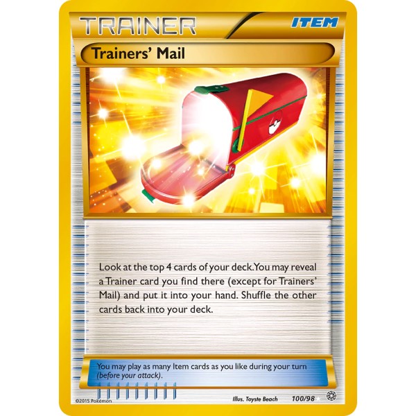 Ancient Origins - 100/98 - Trainer Trainers' Mail (secret rare)