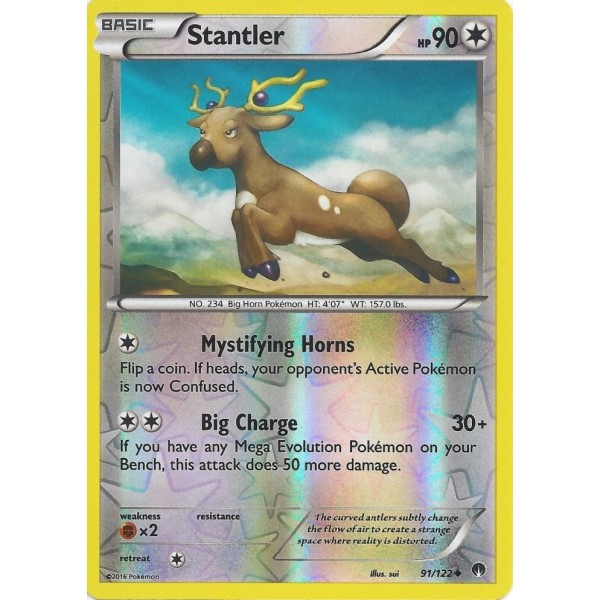 Breakpoint - 91/122 - Stantler (reverse holo)
