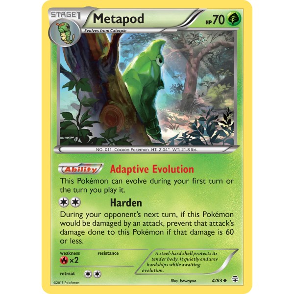 Generations - 4/83 - Metapod