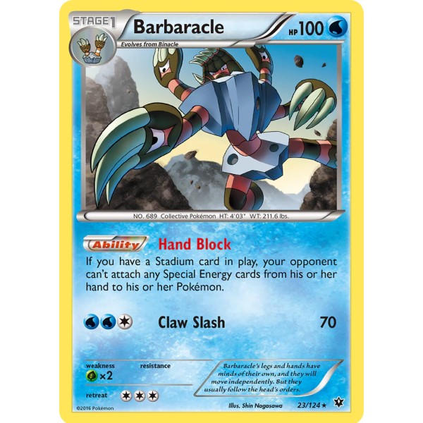 Fates Collide - 23/124 - Barbaracle (rare)