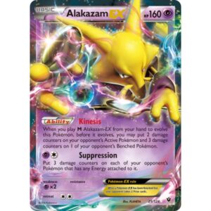 Fates Collide - 25/124 - Alakazam EX (ultra rare)