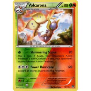Steam Siege - 15/114 - Volcarona (rare reverse holo)