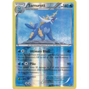 Steam Siege - 32/114 - Samurott (rare reverse holo)