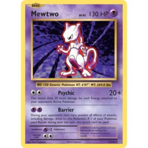 XY Evolutions - 51/108 - Mewtwo (rare)