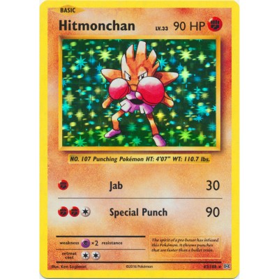 XY Evolutions - 62/108 - Hitmonchan (rare holo)
