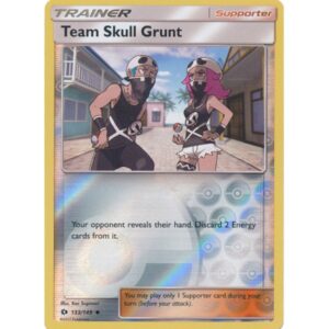 Sun Moon - 133/149 - Trainer Team Skull Grunt (reverse holo)