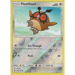 Burning Shadows - 106/147 - Hoothoot (reverse holo)