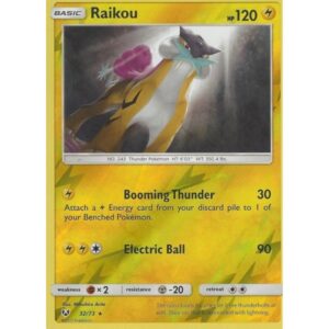 Shining Legends - 32/73 - Raikou (rare reverse holo)