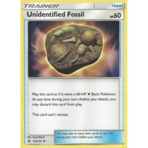 Forbidden Light - 116/131 - Trainer Unidentified Fossil