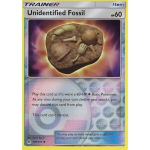Forbidden Light - 116/131 - Trainer Unidentified Fossil (reverse holo)