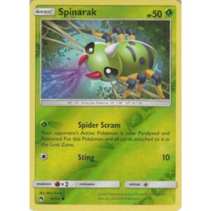 Lost Thunder - 9/214 - Spinarak (reverse holo)