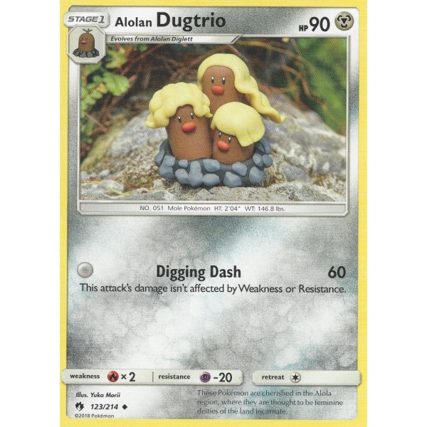 Lost Thunder - 123/214 - Alolan Dugtrio