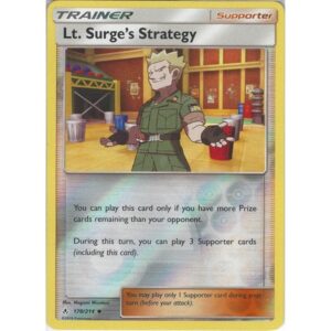 Unbroken Bonds - 178/214 - Trainer Lt. Surge's Strategy (reverse holo)