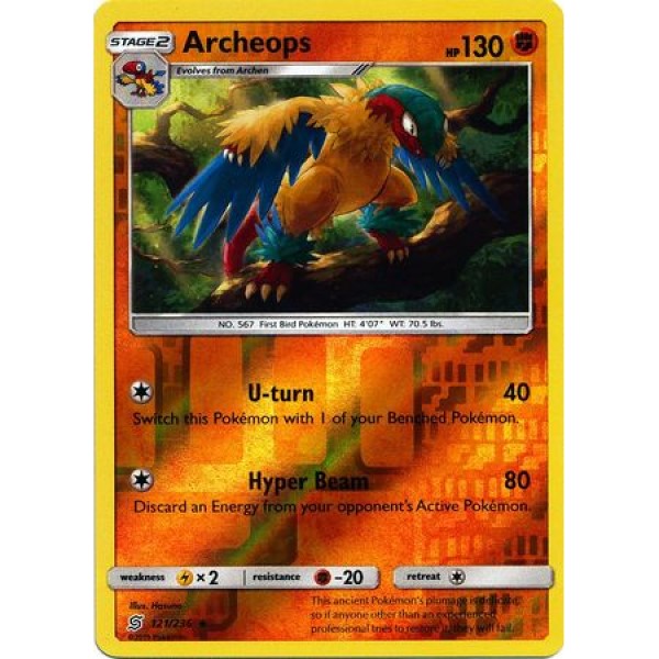 Unified Minds - 121/236 - Archeops (rare reverse holo)