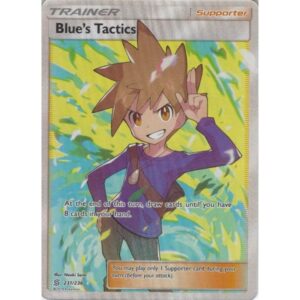 Unified Minds - 231/236 - Trainer Blue's Tactics (ultra rare)