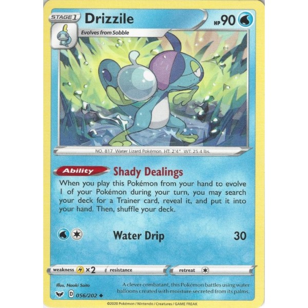 Sword Shield - 056/202 - Drizzile