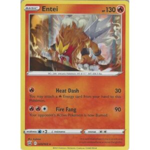 Battle Styles - 020/163 - Entei (rare holo)