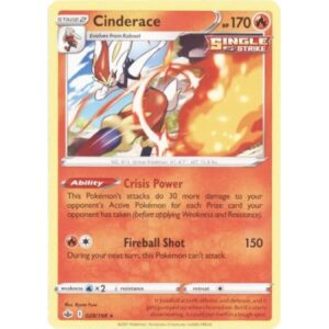 Chilling Reign - 028/198 - Cinderace (rare)