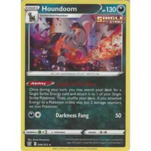 Battle Styles - 096/163 - Houndoum (rare holo)