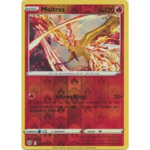 Brilliant Stars - 021/172 - Moltres (rare reverse holo)