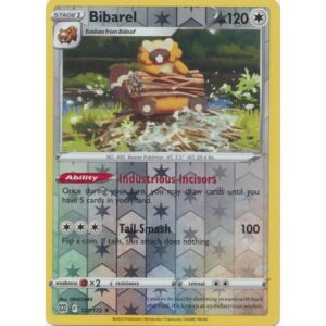 Brilliant Stars - 121/172 - Bibarel (rare reverse holo)