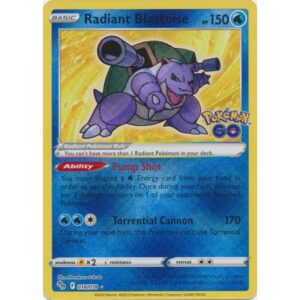Pokemon Go - 018/078 - Radiant Blastoise (ultra rare)