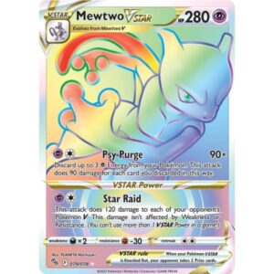 Pokemon Go - 079/078 - Mewtwo VSTAR (rainbow rare)