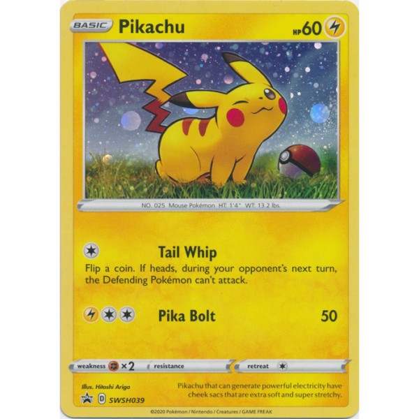 Promo - SWSH039 - Pikachu (holo)