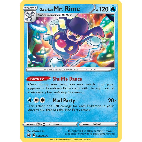Promo - SWSH079 - Galarian Mr. Rime (holo)