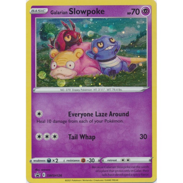 Promo - SWSH126 - Galarian Slowpoke (holo)